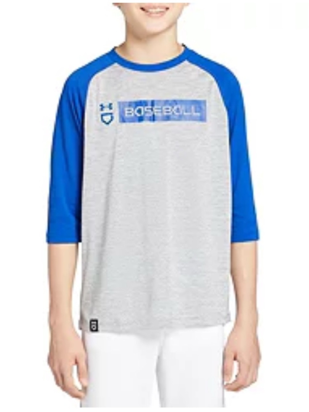NWT UNDER ARMOUR baseball 3/4 sleeve tee